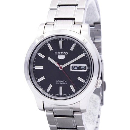 Montre automatique Seiko SNK795K1 pour homme, cadran noir, remise à neuf