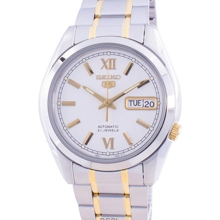 Montre homme Seiko 5 automatique à cadran blanc SNKL57K1 reconditionnée