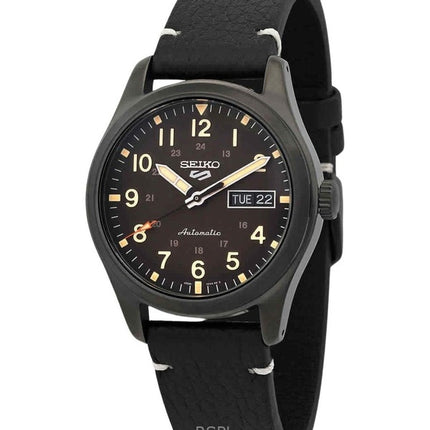 Montre homme Seiko 5 Sports Field Collection SRPG41K1 automatique, bracelet en cuir, cadran marron, 100 m, remise à neuf