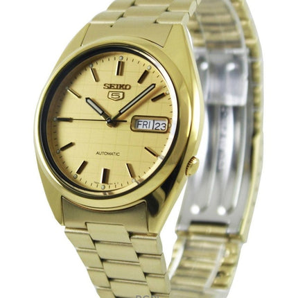 Montre homme Seiko 5 SNXL72K1 automatique à cadran doré reconditionnée