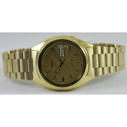 Montre homme Seiko 5 SNXL72K1 automatique à cadran doré reconditionnée