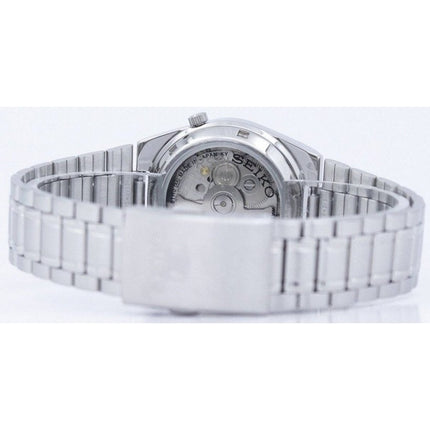 Montre unisexe Seiko 5 automatique à cadran noir, fabriquée au Japon, SNK063J5, remise à neuf
