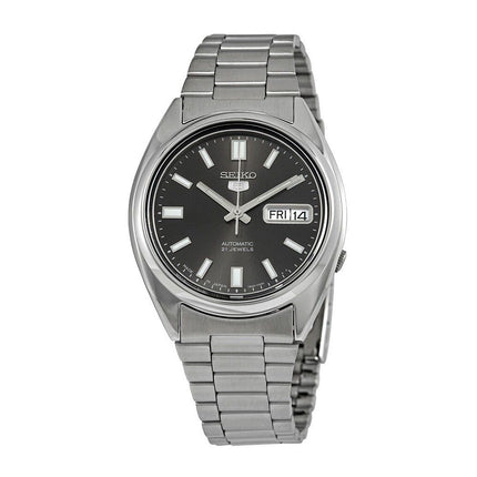 Montre homme Seiko 5 automatique à cadran noir, fabriquée au Japon, SNXS79J1, remise à neuf