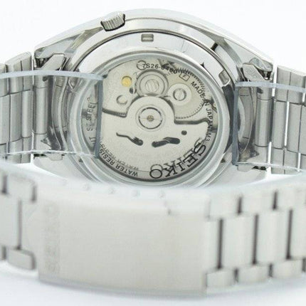 Montre homme Seiko 5 automatique à cadran noir, fabriquée au Japon, SNXS79J1, remise à neuf