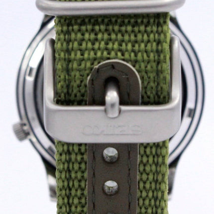Montre automatique Seiko 5 pour homme, cadran vert militaire, SNK805K2, remise à neuf