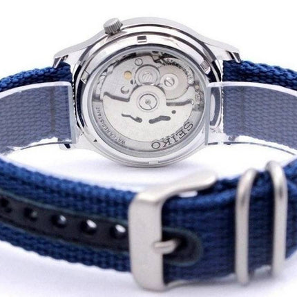 Montre homme Seiko 5 Military Blue Dial Automatic SNK807K2 reconditionnée