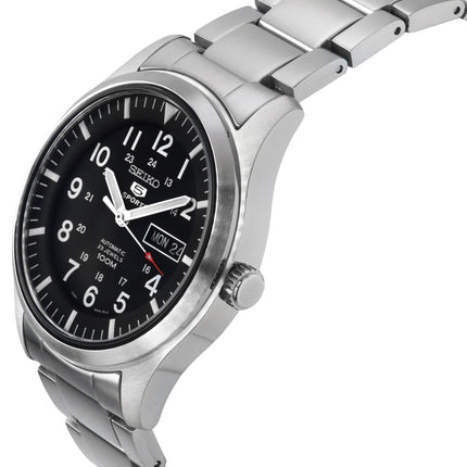Montre homme Seiko 5 Sports, cadran noir, automatique, SNZG13K1, remise à neuf