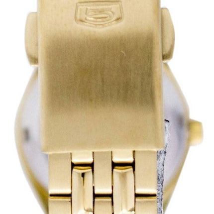 Montre Seiko 5 automatique à cadran doré 21 rubis SYMA04K1 pour femme, remise à neuf