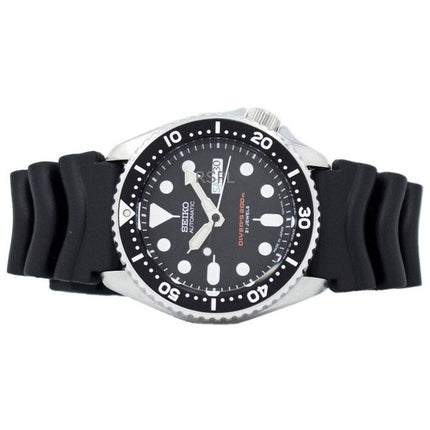 Montre de plongée automatique Seiko SKX007J1 200 m à cadran noir, remise à neuf