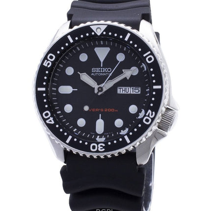 Montre de plongée automatique Seiko SKX007K1 pour homme, cadran noir, remise à neuf