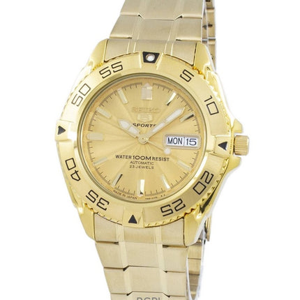 Montre homme Seiko 5 Sports automatique à cadran doré SNZB26J1 remise à neuf