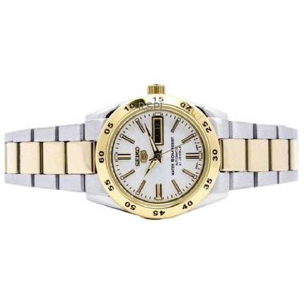 Montre femme Seiko 5 SYMG42K1 automatique à cadran blanc reconditionnée