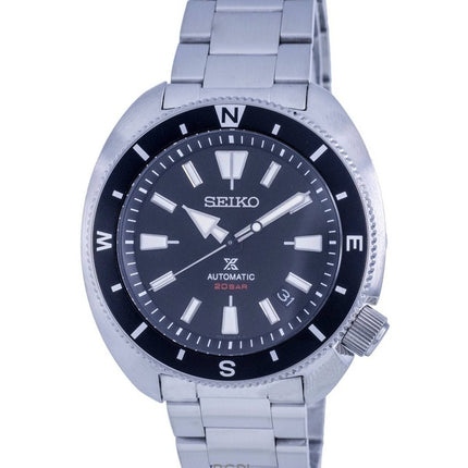 Montre de plongée automatique Seiko Prospex Tortoise en acier inoxydable SRPH17K1 200 m pour homme, remise à neuf