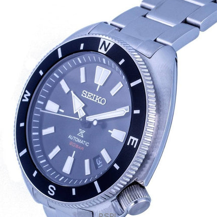 Montre de plongée automatique Seiko Prospex Tortoise en acier inoxydable SRPH17K1 200 m pour homme, remise à neuf
