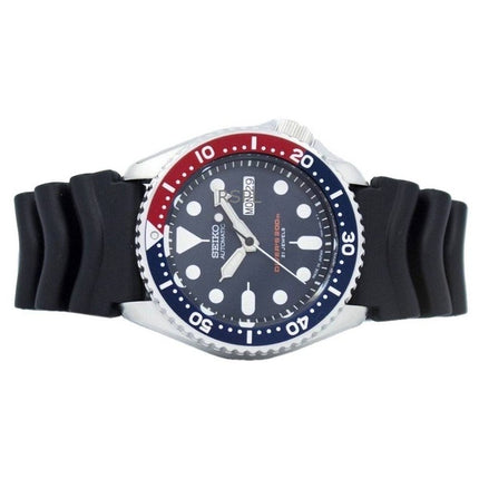 Montre de plongée automatique Seiko SKX009J1 200 m à cadran bleu, remise à neuf