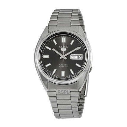 Montre homme Seiko 5 automatique à cadran noir, fabriquée au Japon, SNXS79J1, remise à neuf