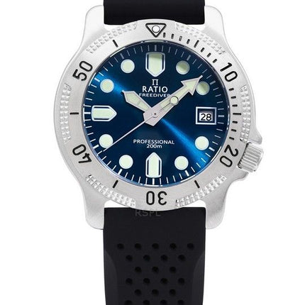 Montre pour homme Ratio FreeDiver Professional Sapphire Blue Sunray Dial Quartz RTF023 200M