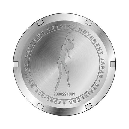 Montre femme Ratio FreeDiver Sapphire en acier inoxydable avec cadran rose bonbon automatique RTFL839 200M