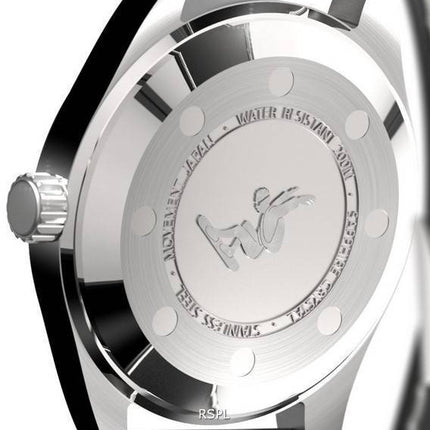 Ratio Skysurfer Pilot Noir Texturé Cadran Cuir Automatique RTS310 200M Montre Homme