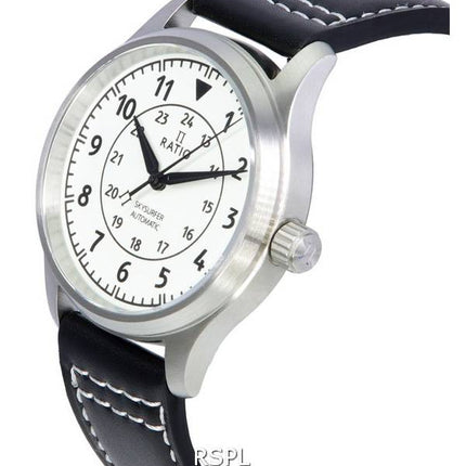 Ratio Skysurfer Pilot Cadran Lumineux Complet Nylon Automatique RTS316 200M Montre Homme