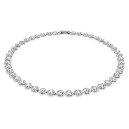Collier tennis Swarovski Una Angelic en cristaux transparents et plaqué rhodium 5117703 pour femme