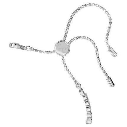 Bracelet de tennis Swarovski Matrix en cristaux transparents et plaqué rhodium 5221397 pour femme