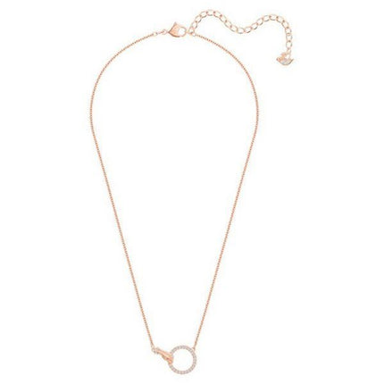 Collier Swarovski Symbolica en cristaux transparents et plaqué or rose 5489573 pour femme