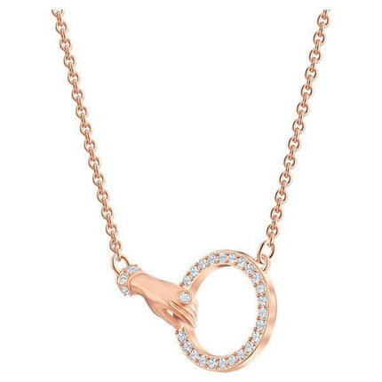Collier Swarovski Symbolica en cristaux transparents et plaqué or rose 5489573 pour femme