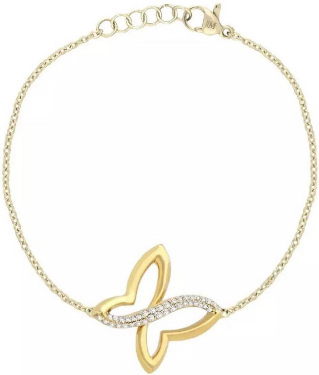 Bracelet femme Morellato Battito plaqué or rhodié SAHO13