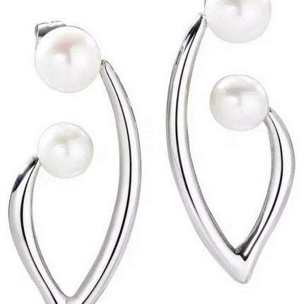 Boucles d&#39,Oreilles Femme Morellato Foglie Acier Inoxydable Perle de Culture SAKH16