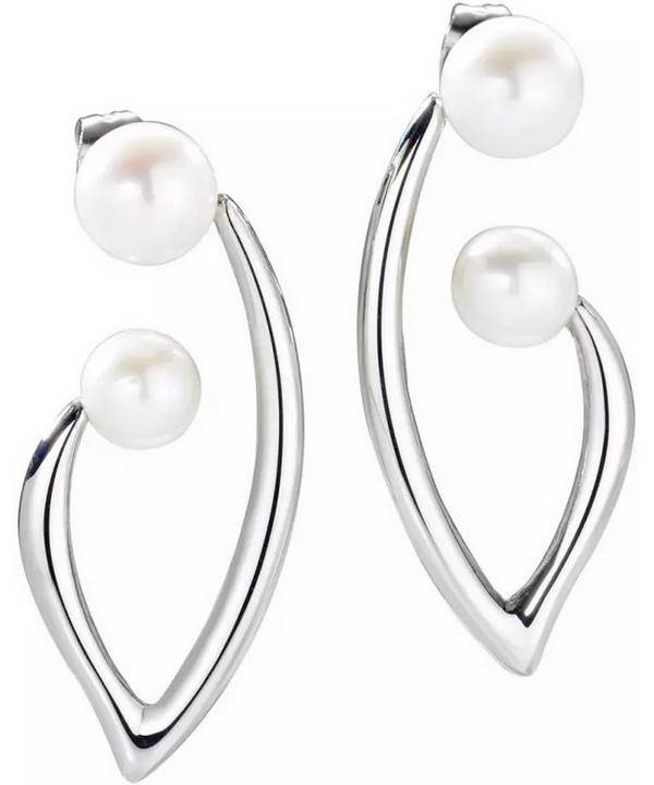 Boucles d&#39,Oreilles Femme Morellato Foglie Acier Inoxydable Perle de Culture SAKH16