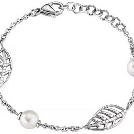 Bracelet Femme Morellato Foglie Acier Inoxydable SAKH18