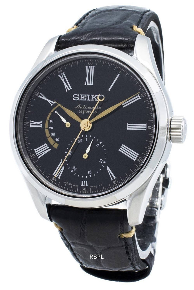 Montre pour homme Seiko Automatic Presage &quot,Urushi&quot, 29 Joyaux Réserve de marche SARW013
