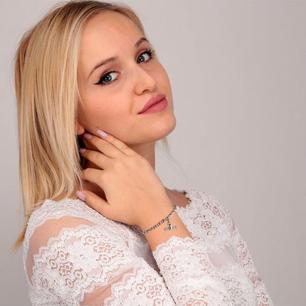 Morellato Abbraccio Bracelet chaîne cool en acier inoxydable SAUC13 pour femme