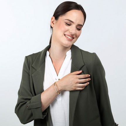 Morellato Poetica Bracelet de tennis cool en acier inoxydable SAUZ34 pour femme