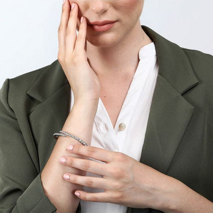 Morellato Poetica Bracelet de tennis cool en acier inoxydable SAUZ36 pour femme