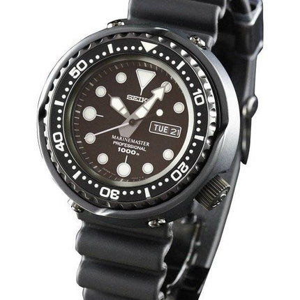 Seiko MarineMaster professionnel 1000M Diver Mens montre à Quartz SBBN013