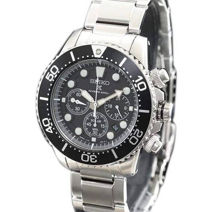 Seiko Prospex Scuba Diver SBDL047 Japon fait montre chronographe solaire 200M masculin