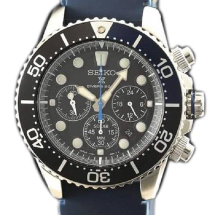 Seiko Prospex SBDL049 Scuba Diver 200M chronographe solaire montre homme