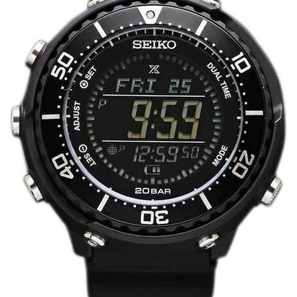 Watch Seiko Prospex SBEP001 Fieldmaster minuscules Dual Time solaire 200M hommes