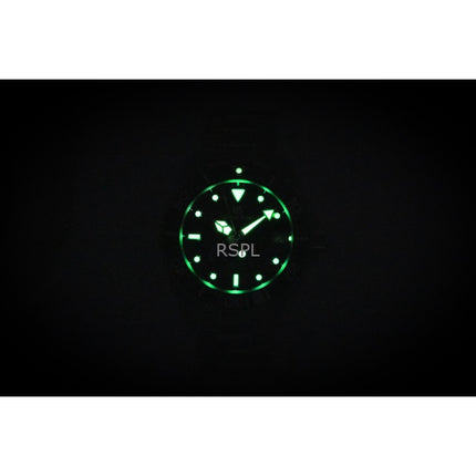 Montre de plongée automatique Grand Seiko Sport Spring Drive pour homme, cadran noir, acier inoxydable, SBGA461G, 200 m