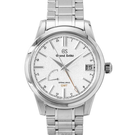 Montre homme Grand Seiko Elegance GMT en acier inoxydable, cadran argenté, automatique, SBGE269G, 100 m