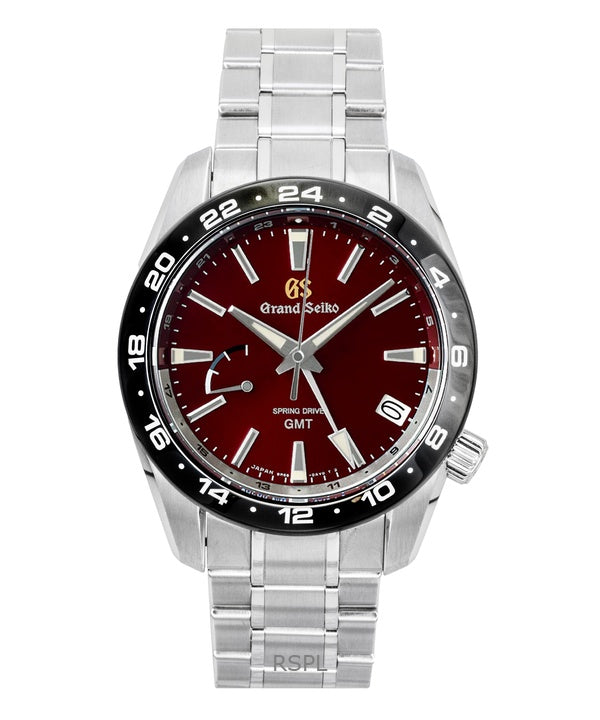 Montre de plongée automatique Grand Seiko Sport édition limitée 20e anniversaire GMT cadran rouge SBGE305G 200 m pour homme