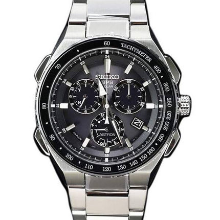 Montre Seiko Astron SBXB129 GPS Titanium Solar Power réserve chronographe hommes