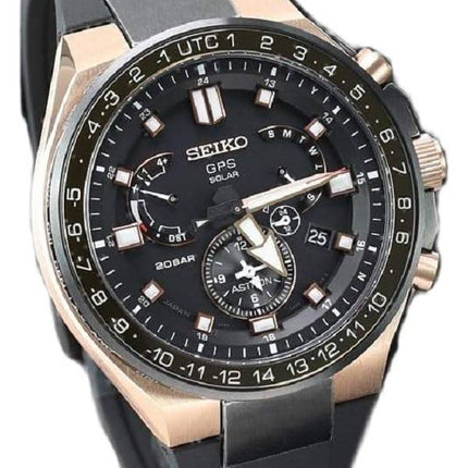 Montre Seiko Astron SBXB170 GPS solaire Dual Time Power réserve 200M hommes