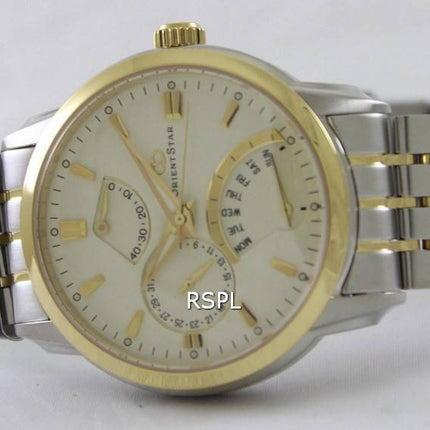 OrientStar rétrograde Power Reserve SDE00001W montre homme