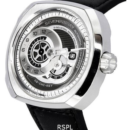 Montre pour homme Sevenfriday Q-Series è  cadran noir automatique Q1/03 SF-Q1-03