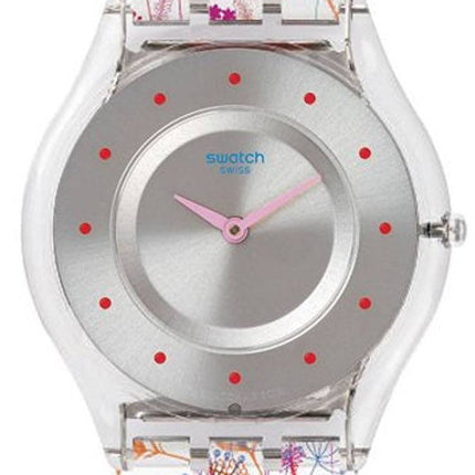 Peaux de Swatch montre Quartz classique Jardin Fleuri SFE102 féminin