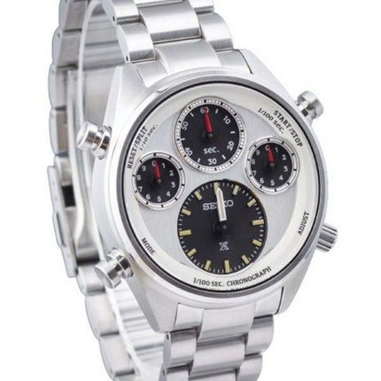 Montre pour homme Seiko Prospex Speedtimer SFJ009P1 Solar 110e anniversaire, édition limitée, chronographe avec bracelet supplém