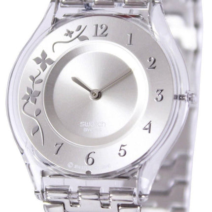Swatch classique Climber Flowery quartz suisse SFK300G Montre Femme